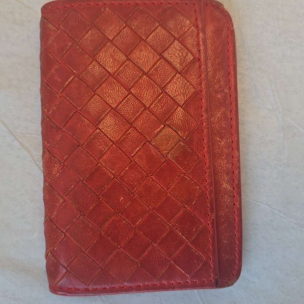 Bottega Veneta  Intrecciato Leather Wallet Card Holder